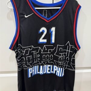 Men’s - Black Philadelphia Basketball Jersey